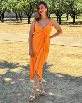 VESTIDO PAU NARANJA