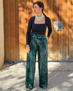 Pantalón PAISY verde botella