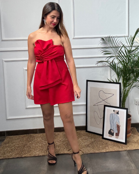 Vestido LAZADA Rojo