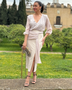 Vestido AMARILIS Beige
