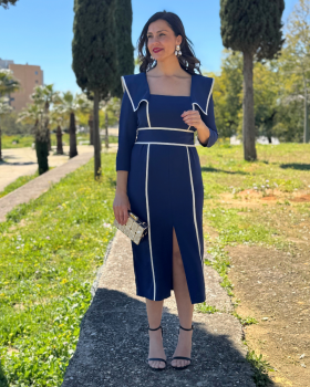 Vestido NELIDA Marino