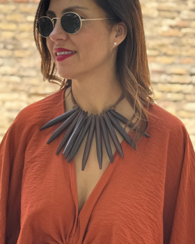 Collar EBANO Marrón