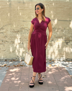 Vestido MURAY Burdeos