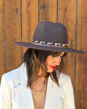 Sombrero PAÑO Marrón