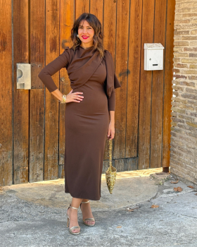 Vestido EMYLI Marrón