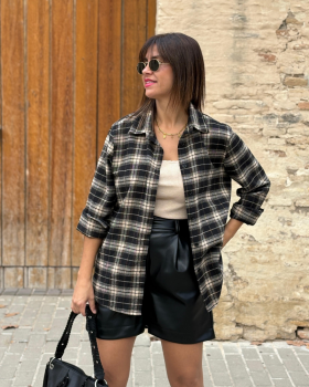 Camisa TARTAN Negra