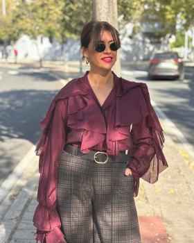 Camisa VOLANTES Gasa