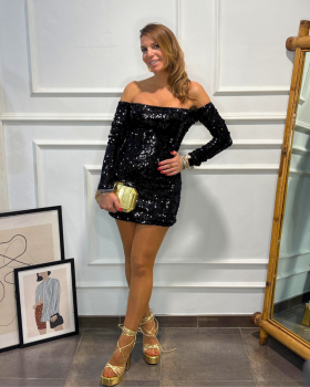 Vestido GLITTER Negro