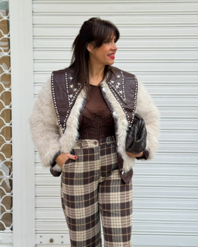 Cazadora COMBINADA Pelo