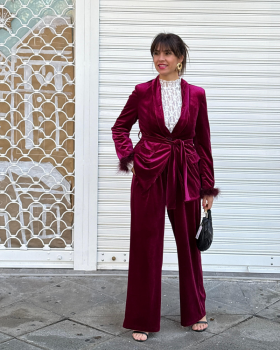 Pantalón ANCHO Terciopelo