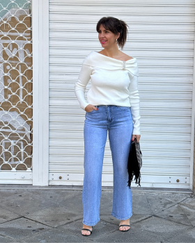 Jeans STRAIGHT Leg Brillos