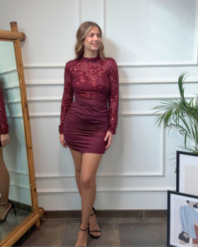 Vestido ZAFIRO Burdeos