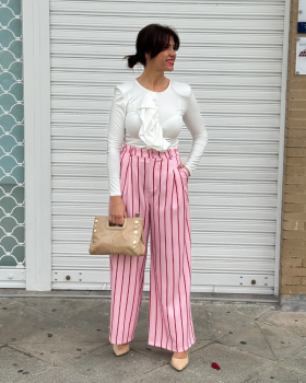 Pantalón RAYAS Rojo