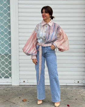 Jeans WIDE LEG Doble Botón