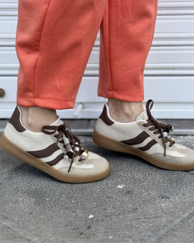 Zapatillas ABALORIOS Beige