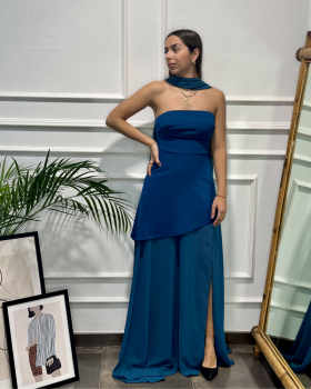 Vestido MACALU Petróleo