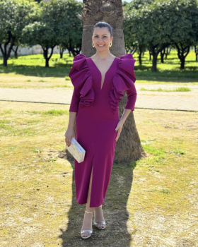 Vestido VOLANTES Bugambilla