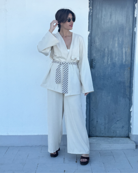 Traje CINTURON Beige