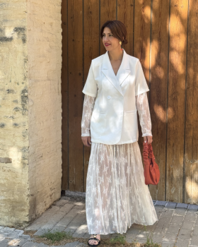 Conjunto ENCAJE Blanco