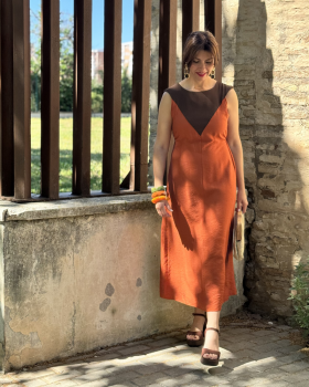 Vestido BICOLOR Caldera