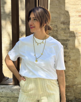 Camiseta BASICA LUMINA Blanca