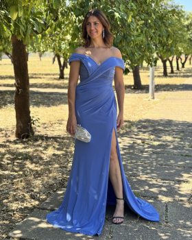 Vestido MEIKA Celeste