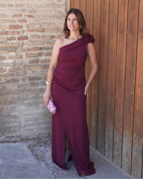 Vestido GIZEM Burdeos