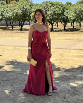 Vestido SÜHEYLA Granate