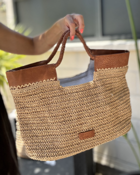 Capazo RAFIA Camel