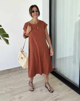 Vestido TACHAS Midi
