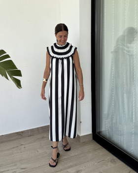 Vestido BABERO Rayas